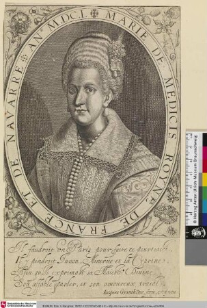 Marie de Medicis Royne de France et de Navarre [Maria, Königin von Frankreich]