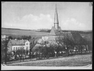 Wendishain. Kirche und Dorf