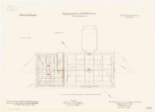 Kadettenhaus der Garnison Potsdam Ergänzungsbauten: Wirtschaftsgebäude: Grundriss Dachgeschoss 1:100