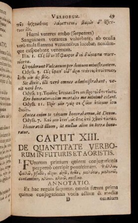 49-59, Caput XIII - XV