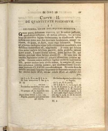 Caput II. De Quantitate Poenarum.