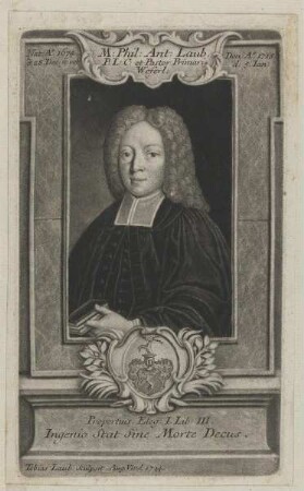 Bildnis des Philipp Anton Laub