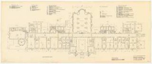 Evangelisches Diakonissenkrankenhaus Bethanien, Berlin-Kreuzberg Umbau. Hauptgebäude: Erdgeschoss 1:100