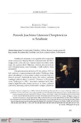 Pomnik Joachima Litawora Chreptowicza w Sztabinie