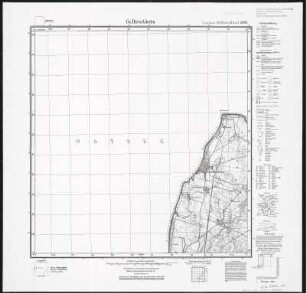 Messtischblatt 1085 : Gr. Dirschkeim, 1937 Gr. Dirschkeim : Gr. Dirschkeim. - Hrsg. 1908, bericht. 1922, einz. Nachtr. 1937. - 1:25000. - [Berlin]: Reichsamt für Landesaufnahme, 1937. - 1 Kt.
