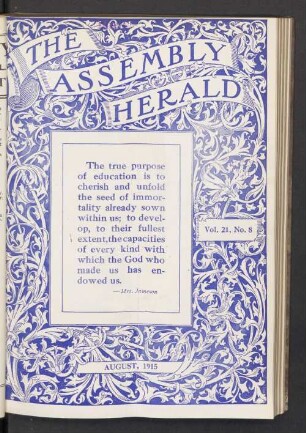 No. 8. August 1915