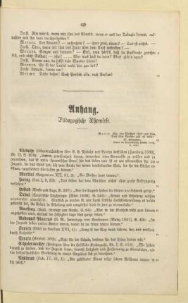 Pädagogische Ährenlese