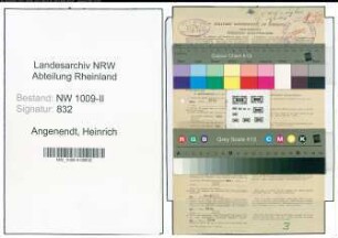 Entnazifizierung Heinrich Angenendt , geb. 08.02.1889 (Bildhauer)