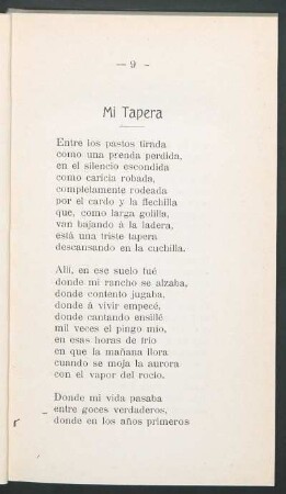 Mi tapera