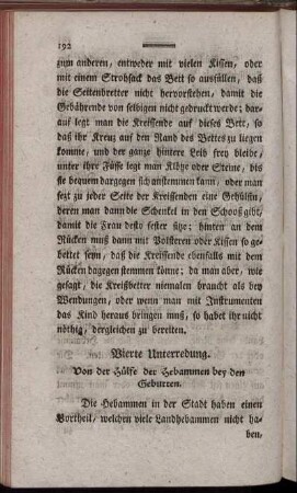 Vierte Unterredung.