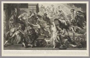 L’Apotheose d’Henri IV. et la Regence de la Reine, Blatt 14 der Folge "La Gallerie du Palais du Luxembourg"