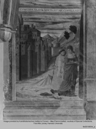 Kapellenausmalung : Leben des heiligen Hieronymus : Der heilige Hieronymus verlässt Rom