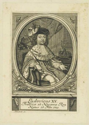 Bildnis des Ludovicus XV.