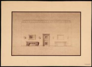 Schloss Posen, Posen Umbau: Speisezimmer des »Führers« 1.OG 1:20