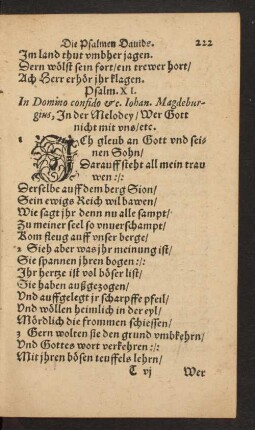 Psalm. XI. - Psalm. XX.