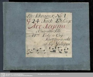 Ave regina coelorum - Mus.2973-E-8 : A, strings, bc - G; BurG II/66