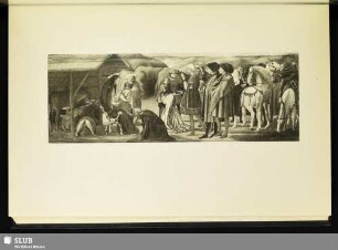 30 Masaccio - Die Anbetung der Könige (Predella des Pisaner Altares, 1426)
