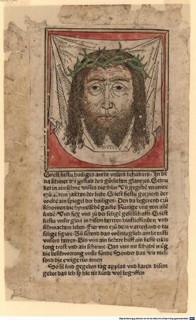 "Griest siestu hailiges antlit vnsers behalters..."