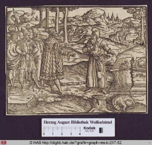 König Jerobeam und der Prophet aus Juda (1. Könige 13).