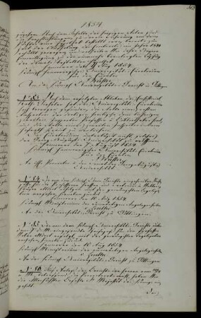 Ausstellung von Reisepässen für die Professoren Hanssen und Sartorius von Walthershausen.