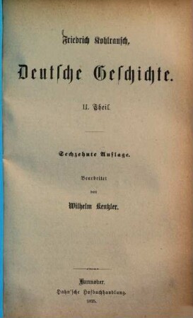 Deutsche Geschichte, 2