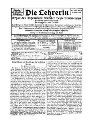 Kriegsfürsorge und Berufsfragen der weiblichen Jugend