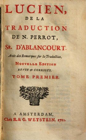 Lucien : avec des remarques sur la traduction, 1