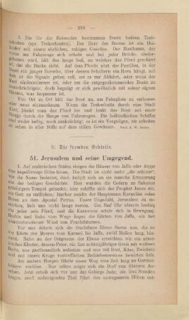 D. Die fremden Erdteile