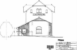 Laupheim West: Südseite, Umbau des Empfangsgeb. Empfangsgeb.