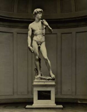 David von Michelangelo in der Galleria dell'Accademia, Florenz, Toskana