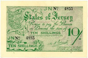 Geldschein, 10 Shilling, 1941 - 1942