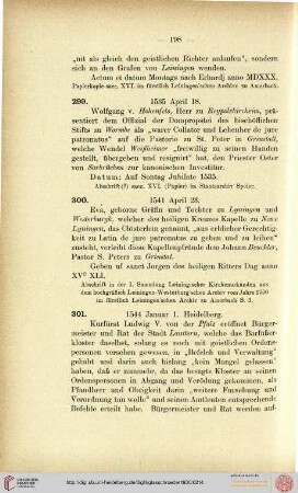 Urkunden Nr. 301 - 350