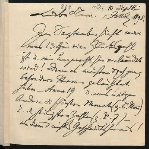 Brief an Clara Schumann : 10.09.1895