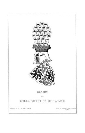 BLASON DE GUILLAUME I ET DE GUILLAUME II