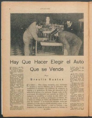 Hay que hacer elegir el auto que se vende