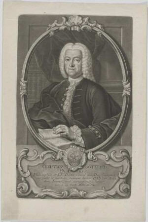 Bildnis des Christianvs Gottlieb Bvdervs