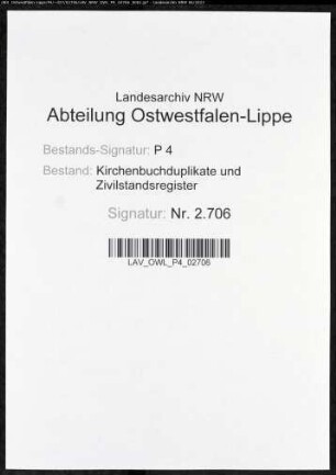 Zivilstandsregister von Pelkum (A 1811). (Gemeinde: Pelkum, Kreis Unna)
