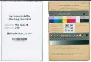 Entnazifizierung Johann Heilkenbrinker , geb. 28.11.1912 (Kaplan)