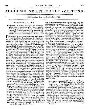 Archiv für die Botanik. Bd. 1, St. 3. Hrsg. v. J. J. Römer. Leipzig: Schäfer [ca. 1797]
