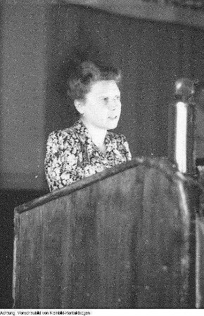 Gründungskongress des Demokratischen Frauenbundes Deutschlands (DFD), 29. Februar / 1. März 1947