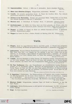 Varia (Nr. 770-777)
