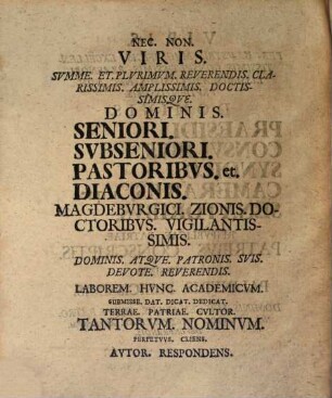 Harmoniam vitae Salominis