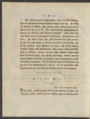 Eilfter Brief.