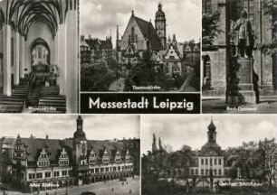 Messestadt Leipzig: Thomaskirche, Bach-Denkmal, Altes Rathaus, Gohliser Schlößchen