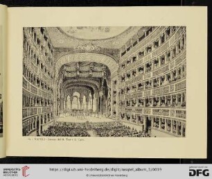 15. Interno del R. Teatro S. Carlo