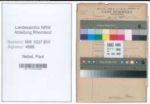 Entnazifizierung Paul Nebel , geb. 10.04.1909 (Angestellter)