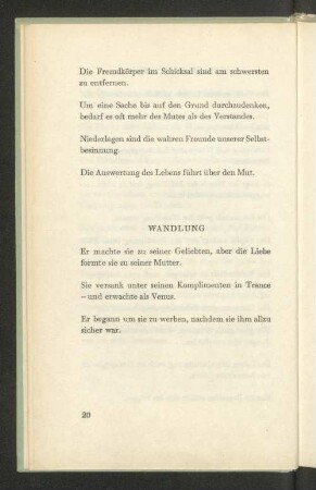 Wandlung