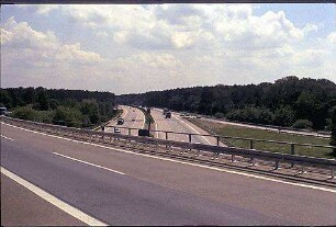 Mannheim Richtung Heilbronn, von Rampe Richtung Speyer aus gesehen