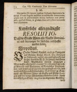 154-168, Kayserliche allergnädigste Resolutio