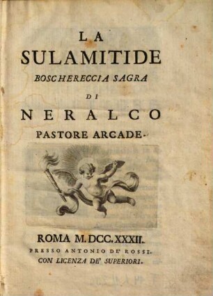 La Sulamitide : Boschereccia Sagra
